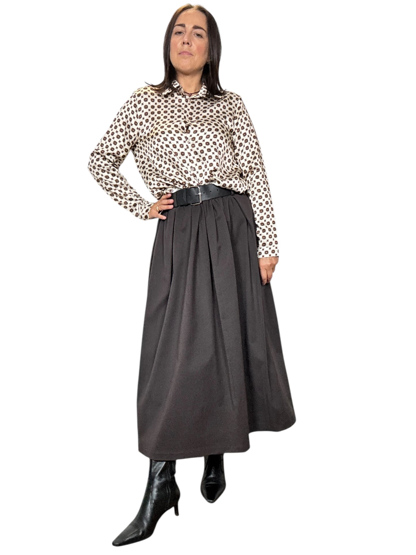 CAMICIA A FANTASIA CRAVATTA SUSY MIX