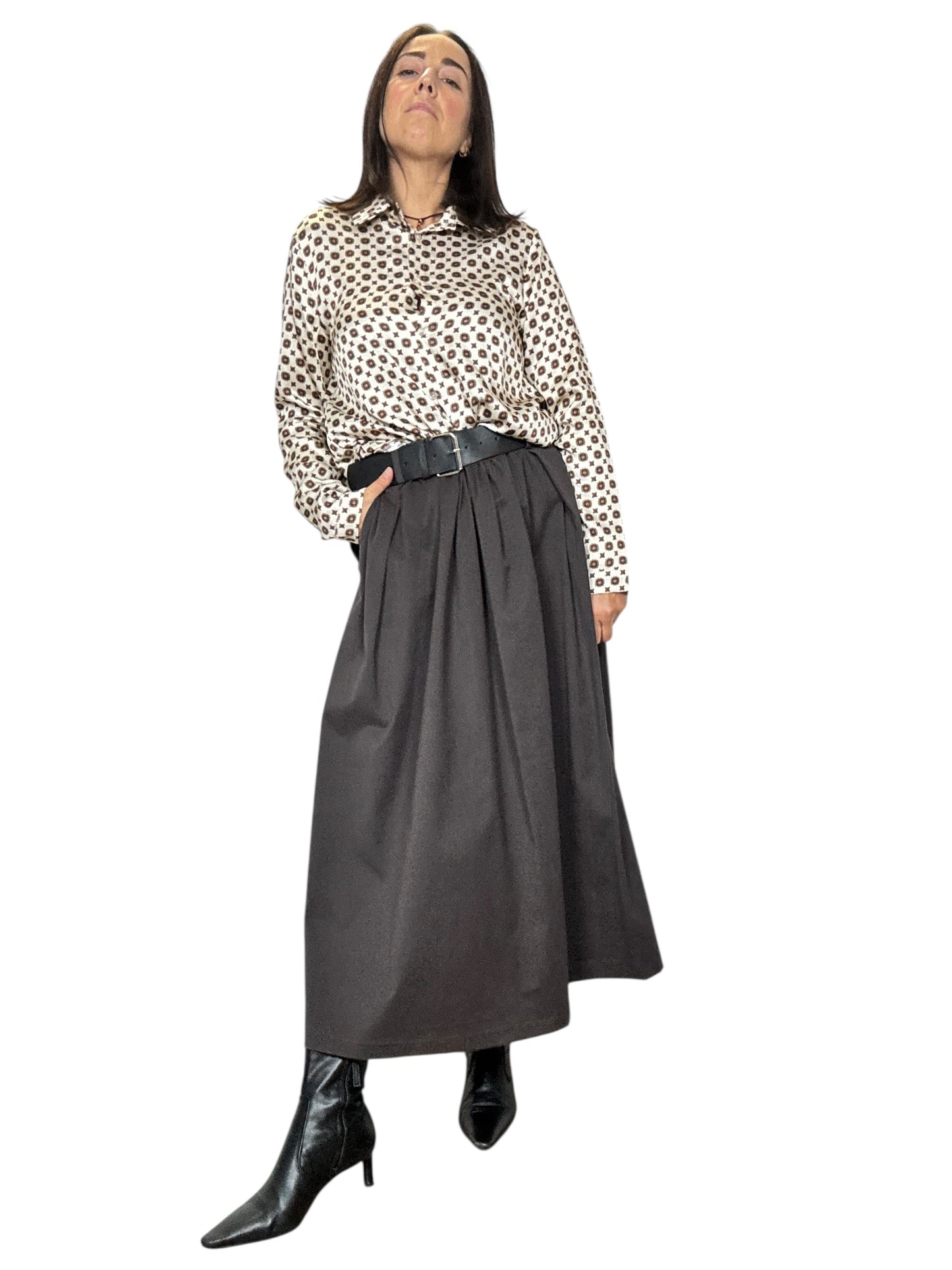 CAMICIA A FANTASIA CRAVATTA SUSY MIX