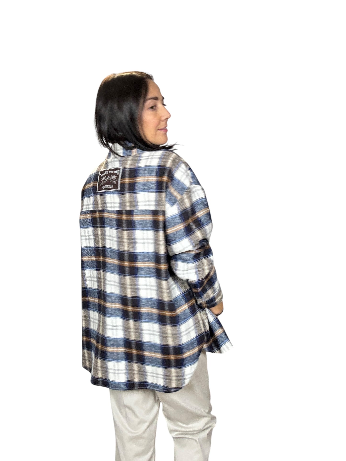 CAMICIA CHECK CON ETICHETTA VICOLO