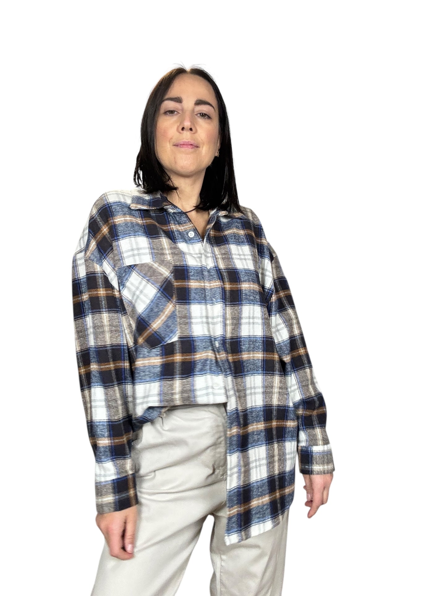 CAMICIA CHECK CON ETICHETTA VICOLO