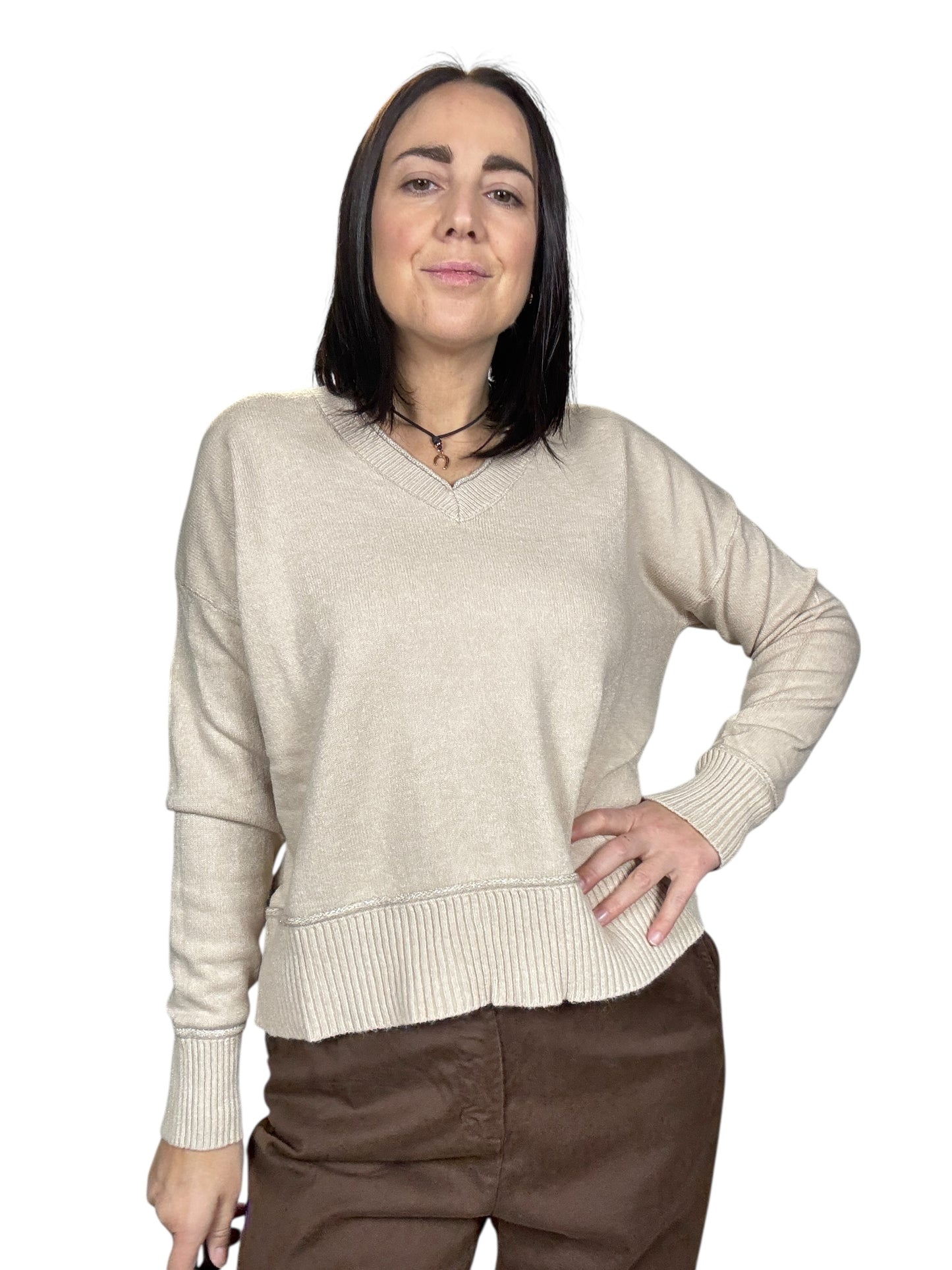 MAGLIA SCOLLO A V CON PROFILO SUSY MIX