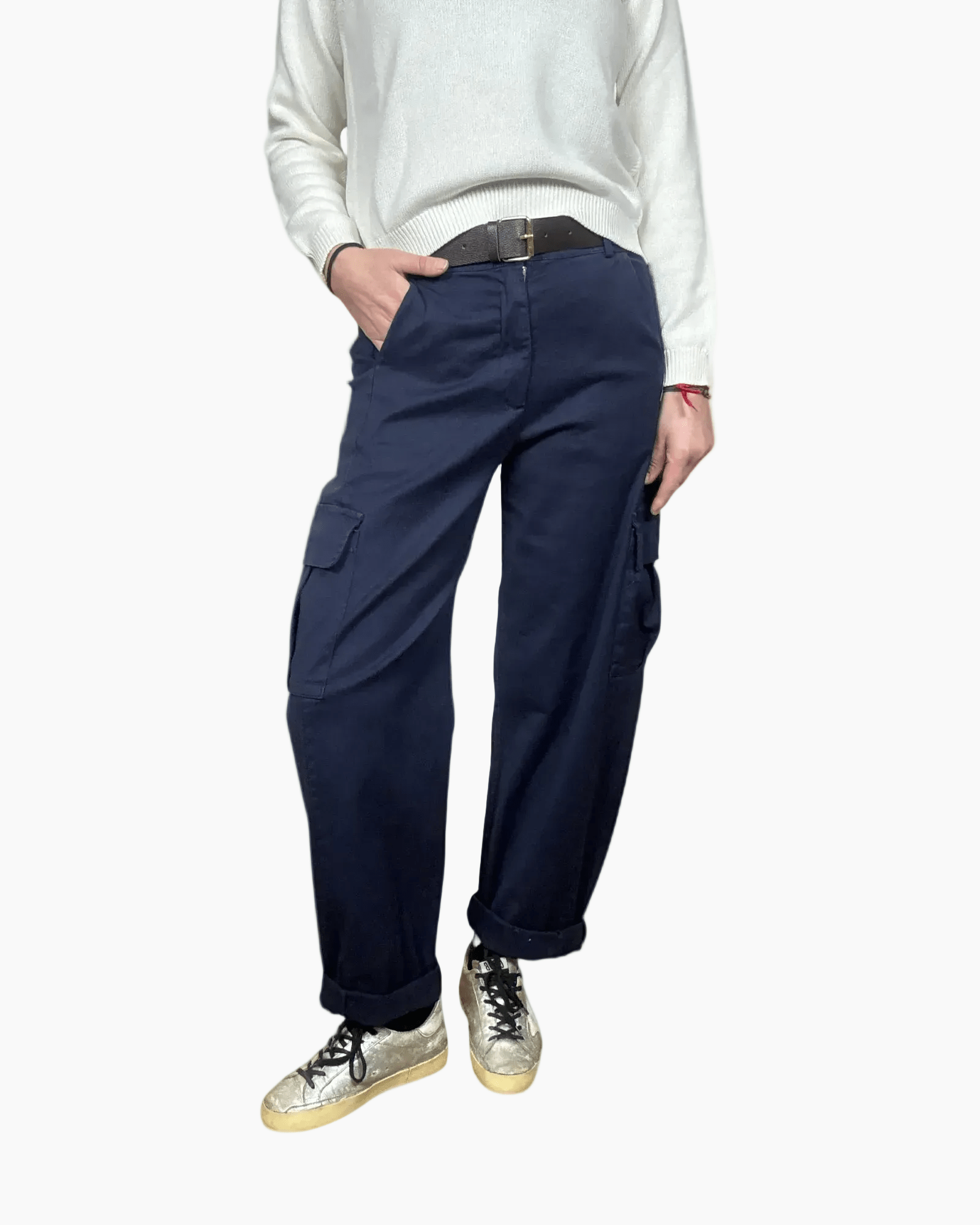 PANTALONE CON TASCONI SUSY MIX - XE BLU ABBIGLIAMENTO