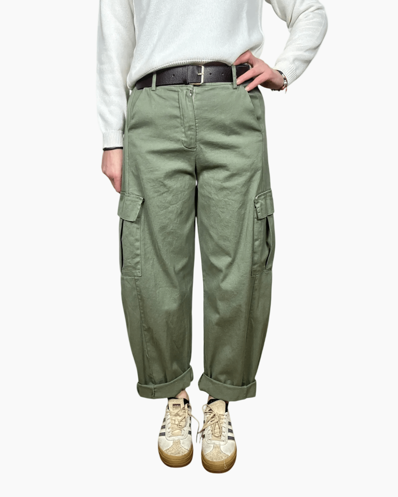 PANTALONE CON TASCONI SUSY MIX - XE BLU ABBIGLIAMENTO