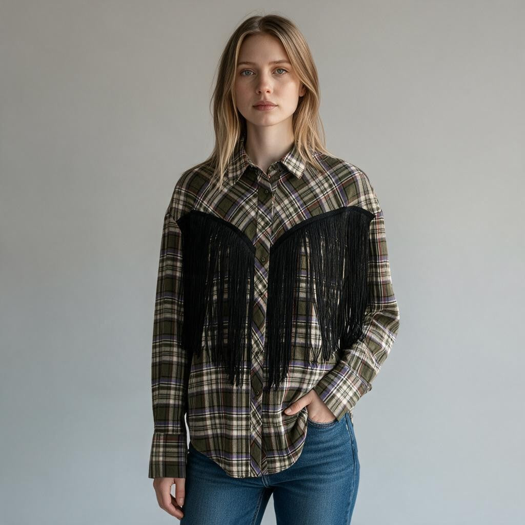 CAMICIA CHECK COMN FRANGE HAVEONE