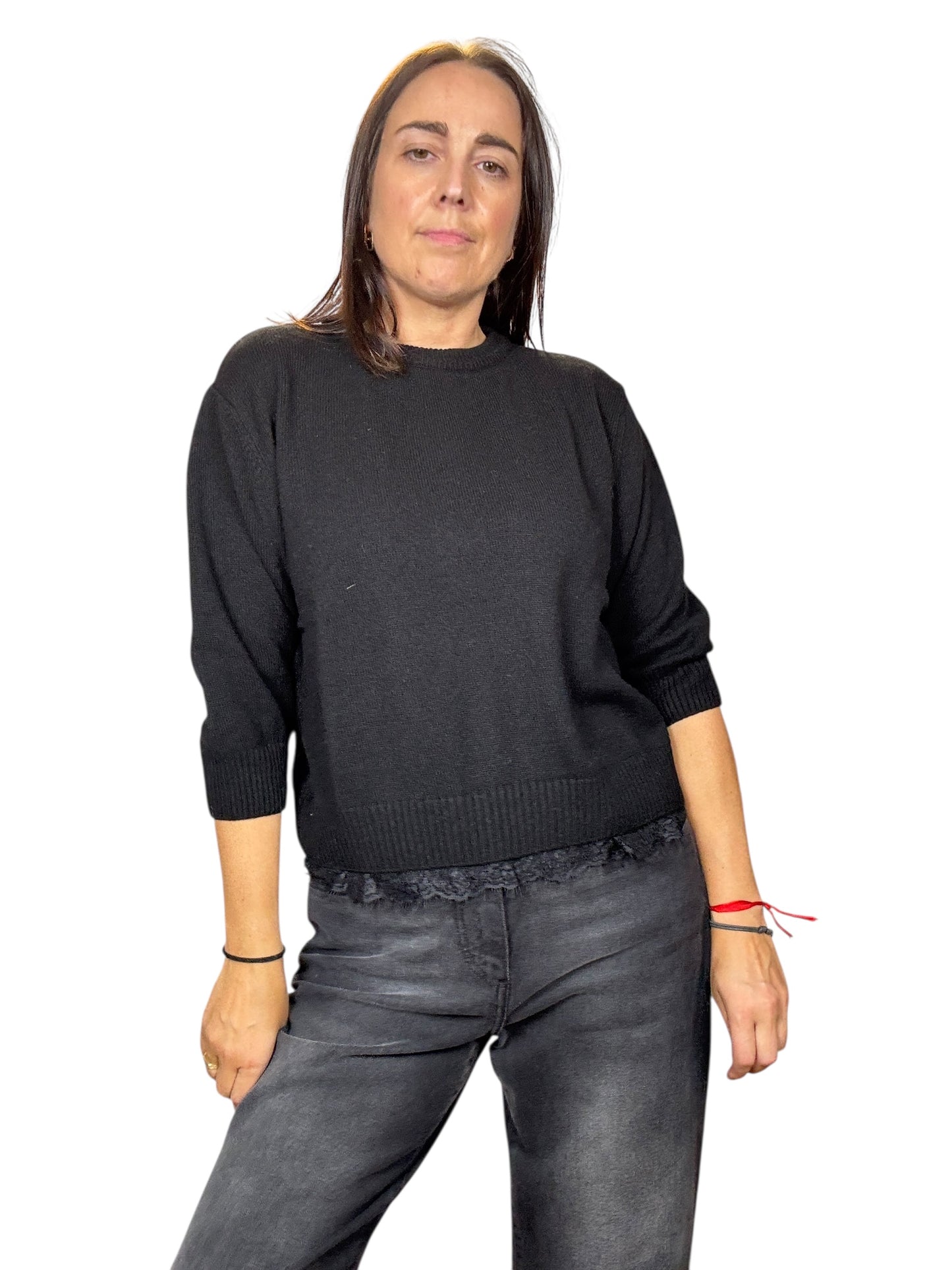 MAGLIA PIZZO TENSIONE IN