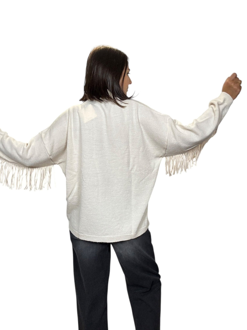 MAGLIA FRANGE VICOLO - XE BLU ABBIGLIAMENTO