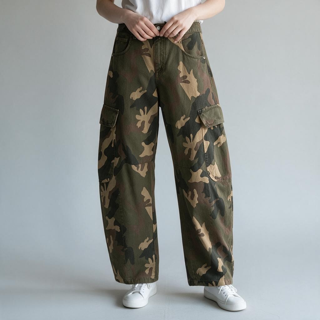 PANTALONE CARGO MIMETICO HAVEONE