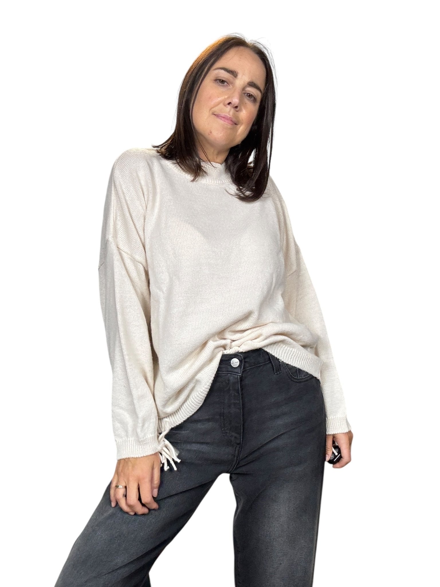 MAGLIA FRANGE VICOLO - XE BLU ABBIGLIAMENTO