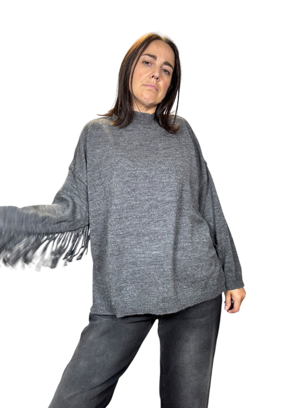 MAGLIA FRANGE VICOLO - XE BLU ABBIGLIAMENTO