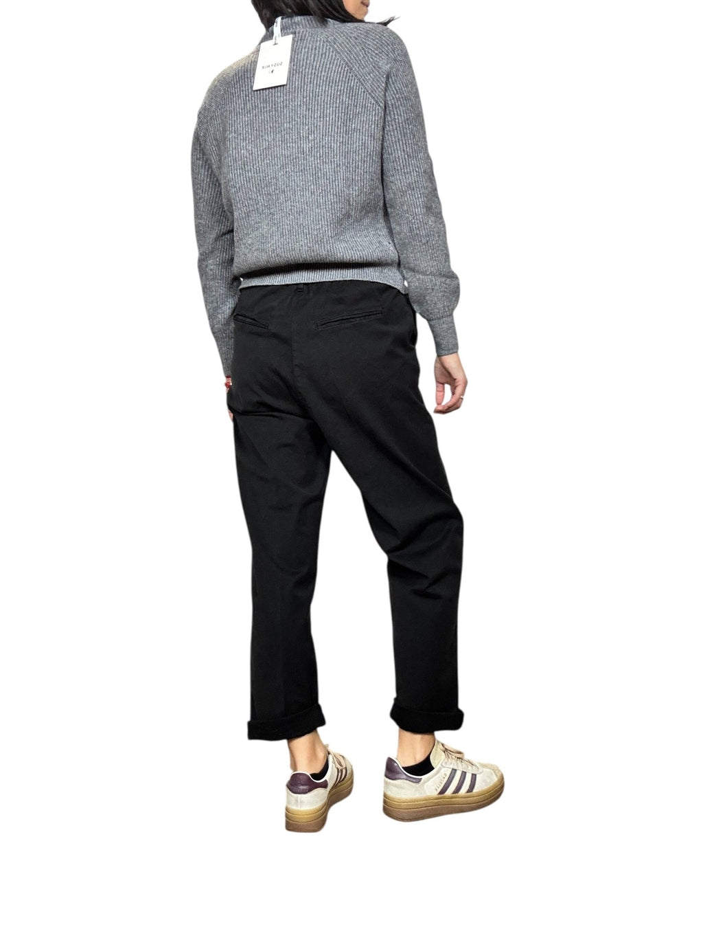 PANTALONE CON GAMBA ASCIUTTA SUSY MIX - XE BLU ABBIGLIAMENTO