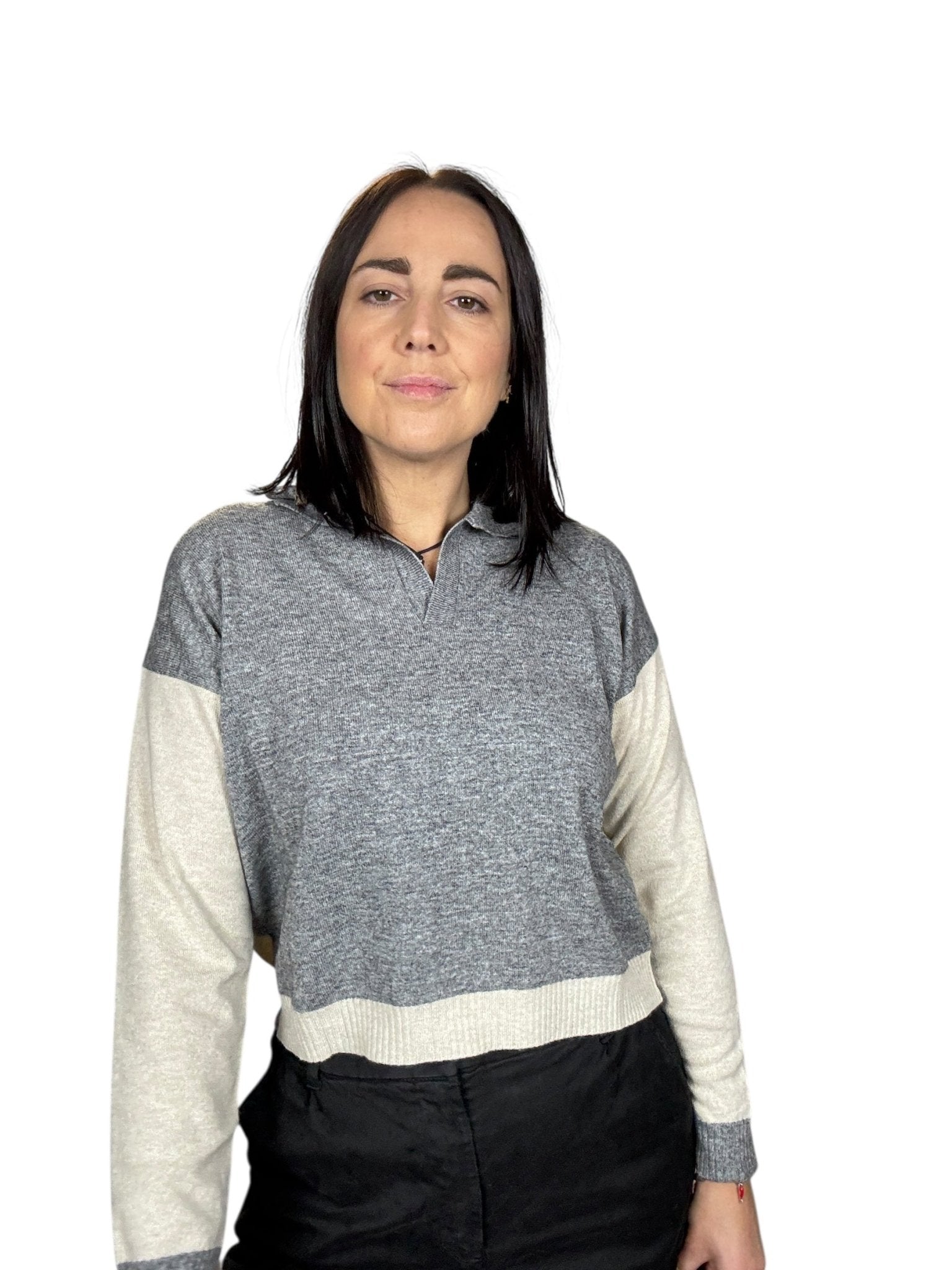 POLO BICOLOR SUSY MIX - XE BLU ABBIGLIAMENTO