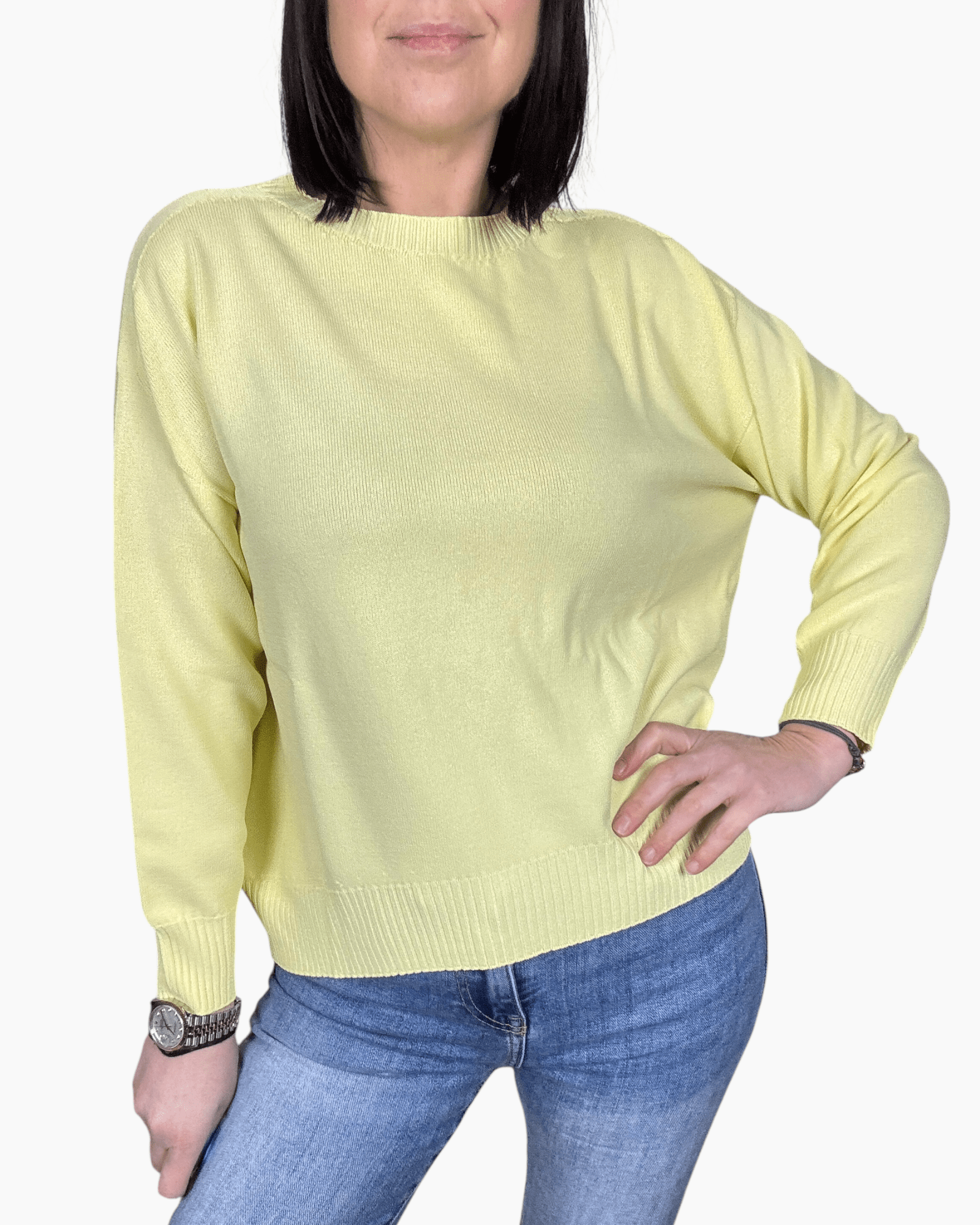 MAGLIA A SCATOLA SUSY MIX - XE BLU ABBIGLIAMENTO