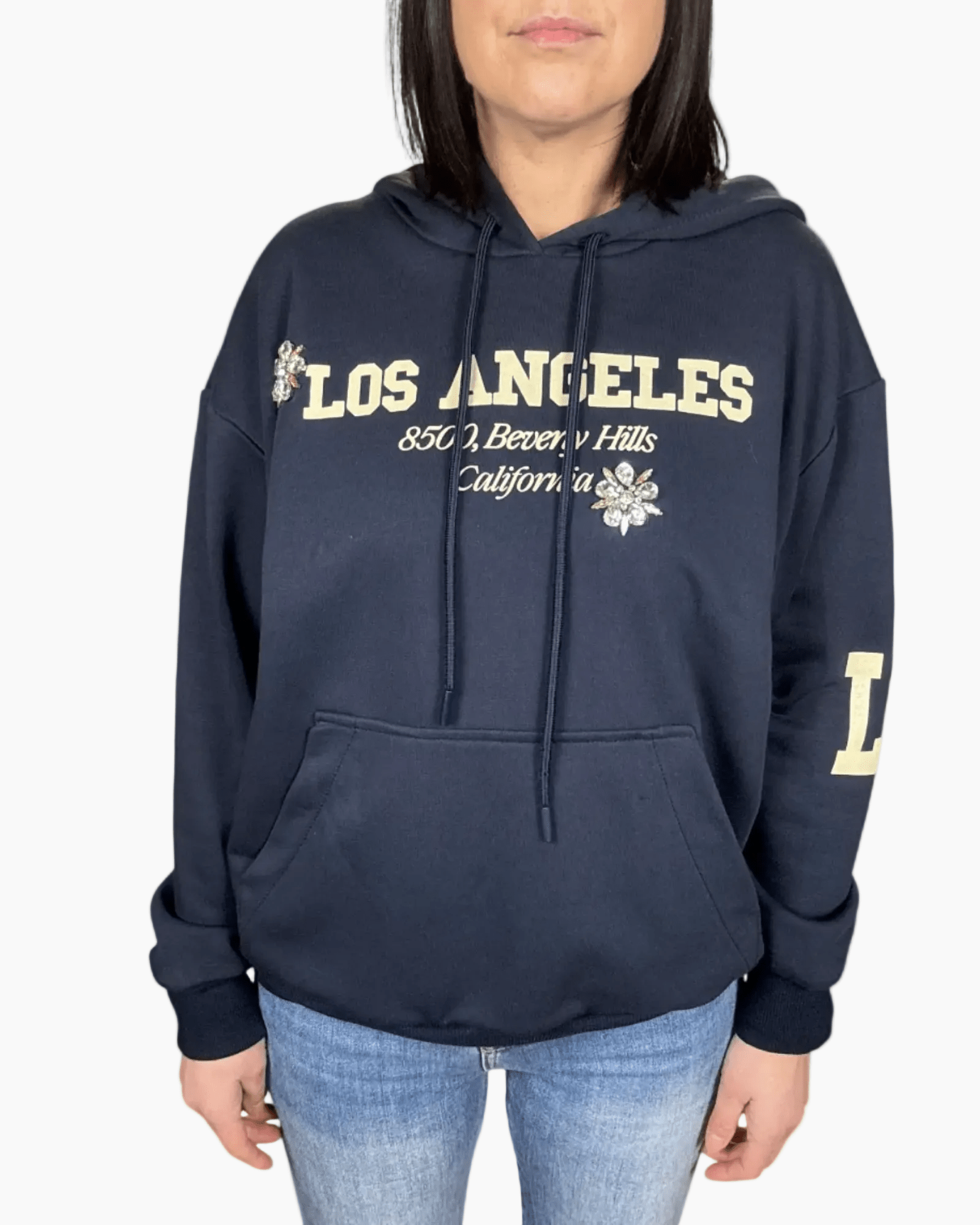 FELPA SCRITTE SUSY MIX - XE BLU ABBIGLIAMENTO