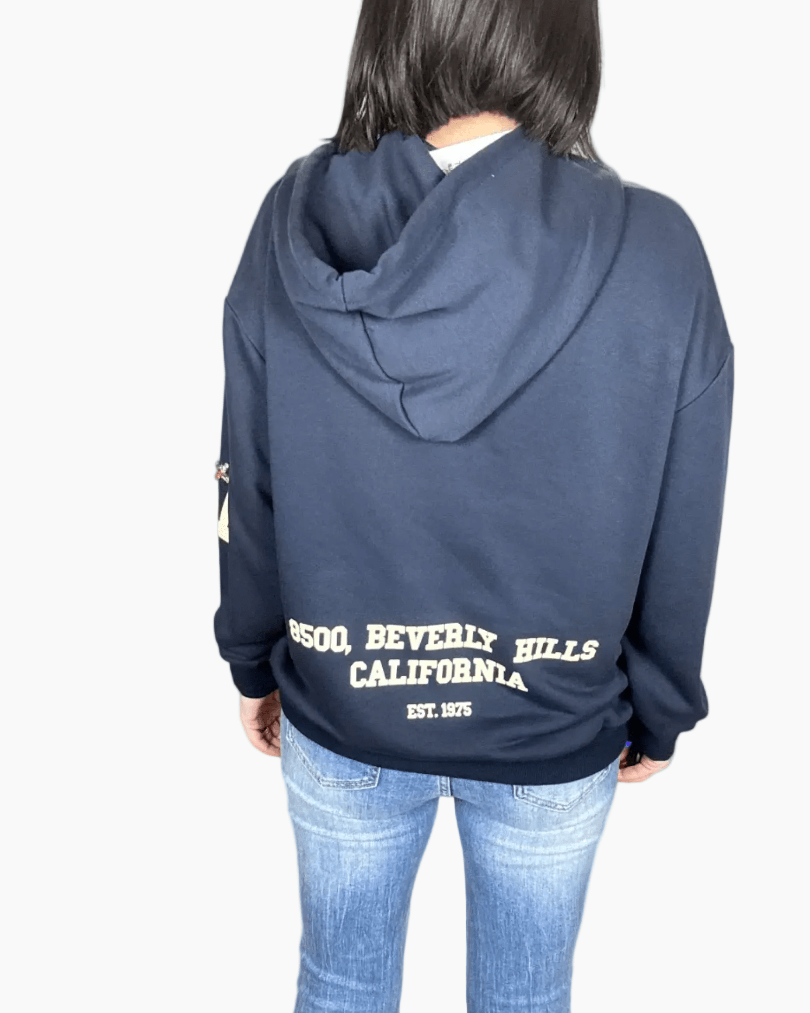 FELPA SCRITTE SUSY MIX - XE BLU ABBIGLIAMENTO