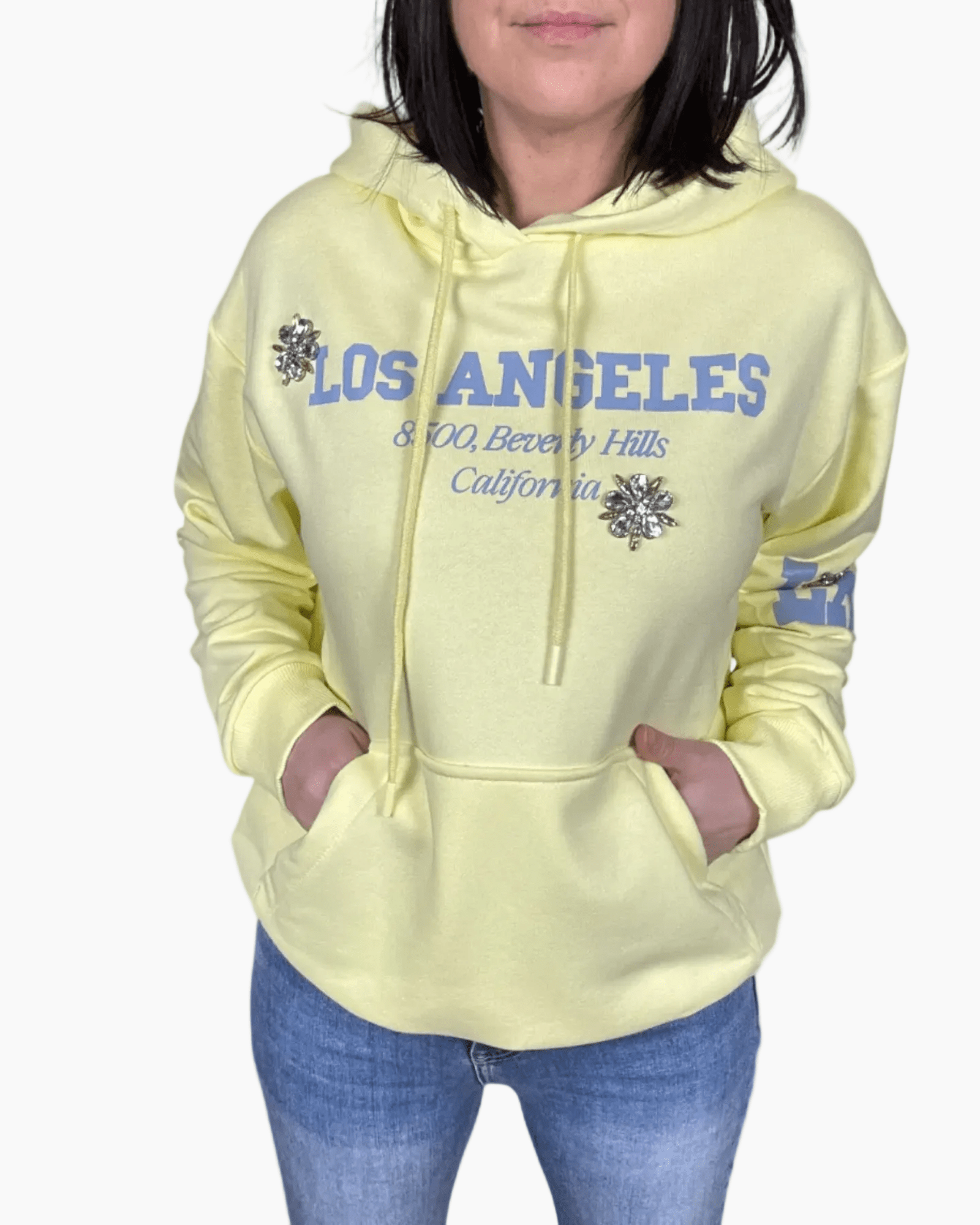 FELPA SCRITTE SUSY MIX - XE BLU ABBIGLIAMENTO