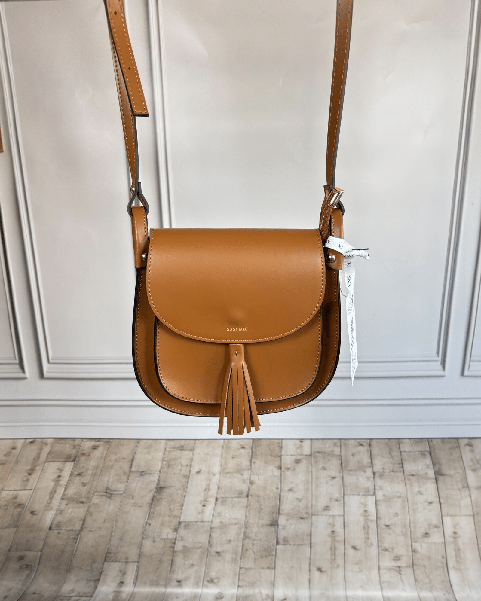 BORSA CON NAPPINE SUSY MIX - XE BLU ABBIGLIAMENTO