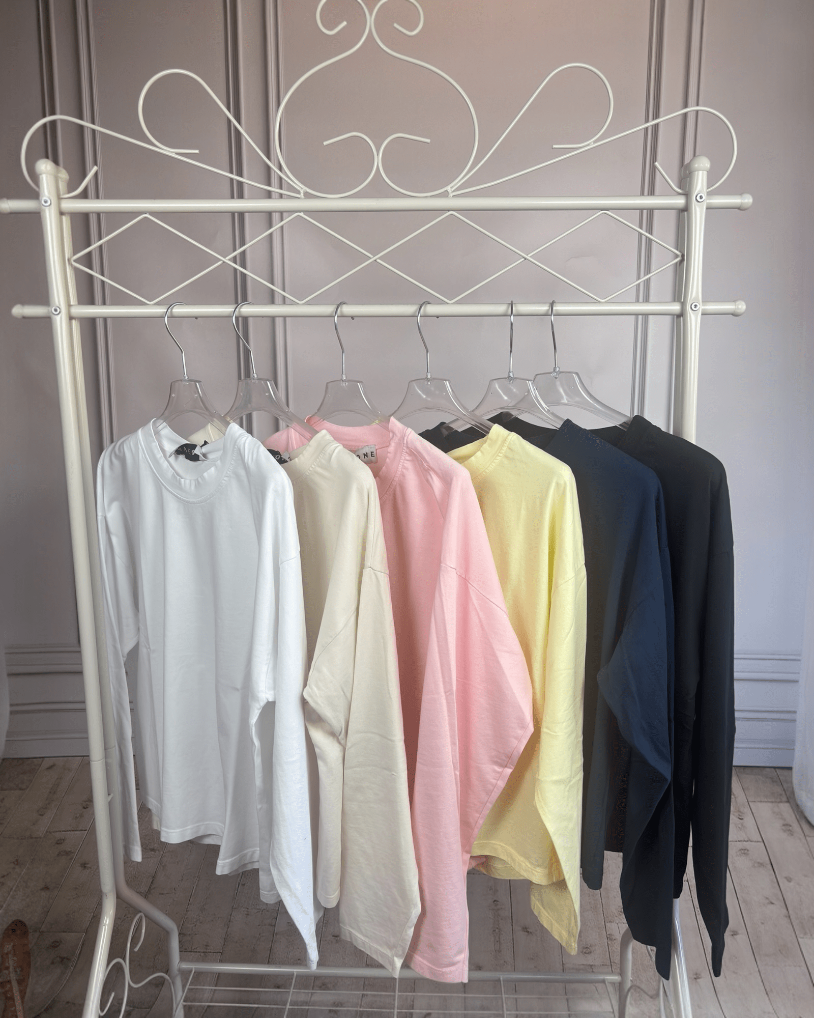 T - SHIRT BASIC A MANICA LUNGA HAVEONE - XE BLU ABBIGLIAMENTO