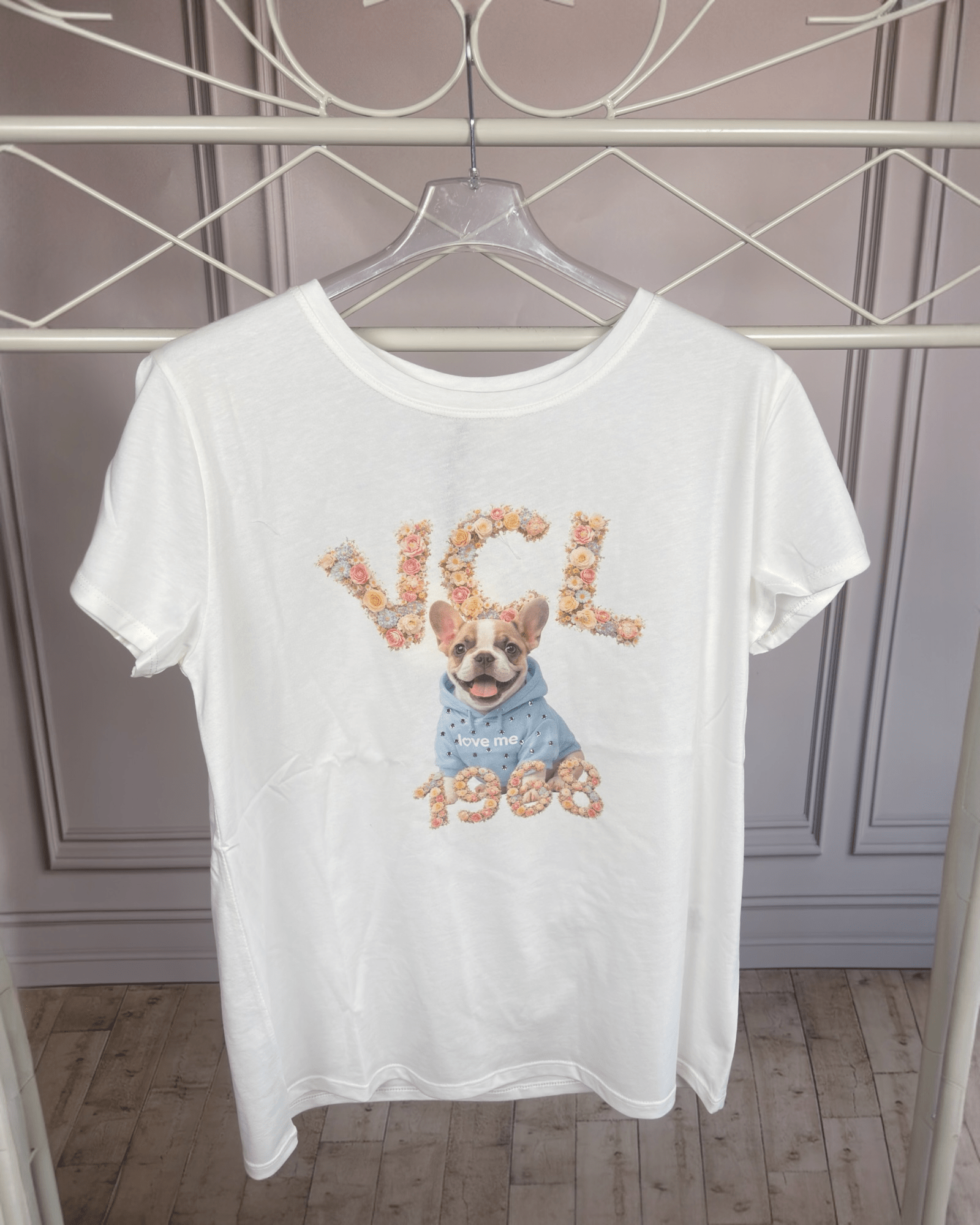 T - SHIRT BULLDOG MAGLIONCINO VICOLO - XE BLU ABBIGLIAMENTO