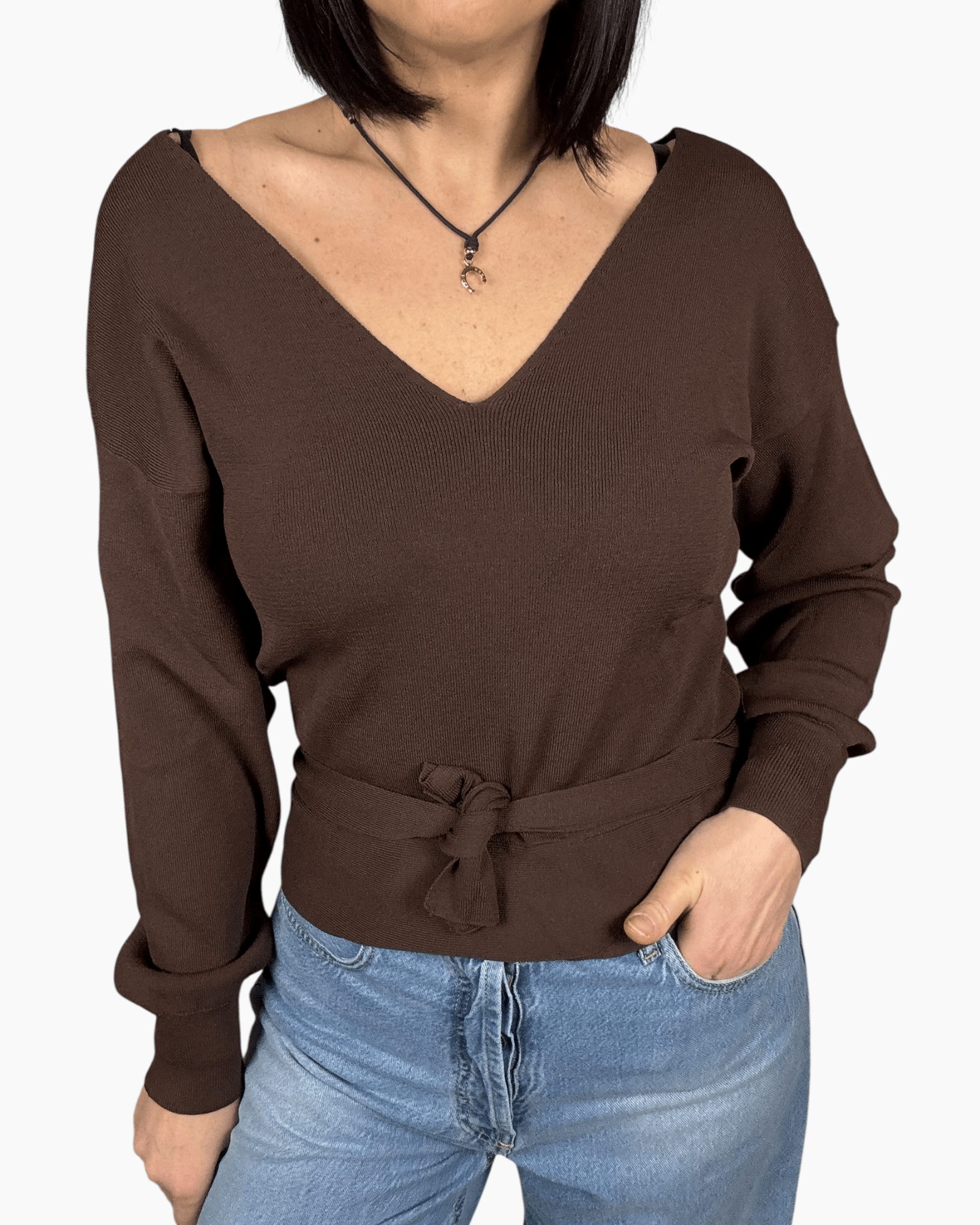 MAGLIA ALLACCIATA VICOLO - XE BLU ABBIGLIAMENTO