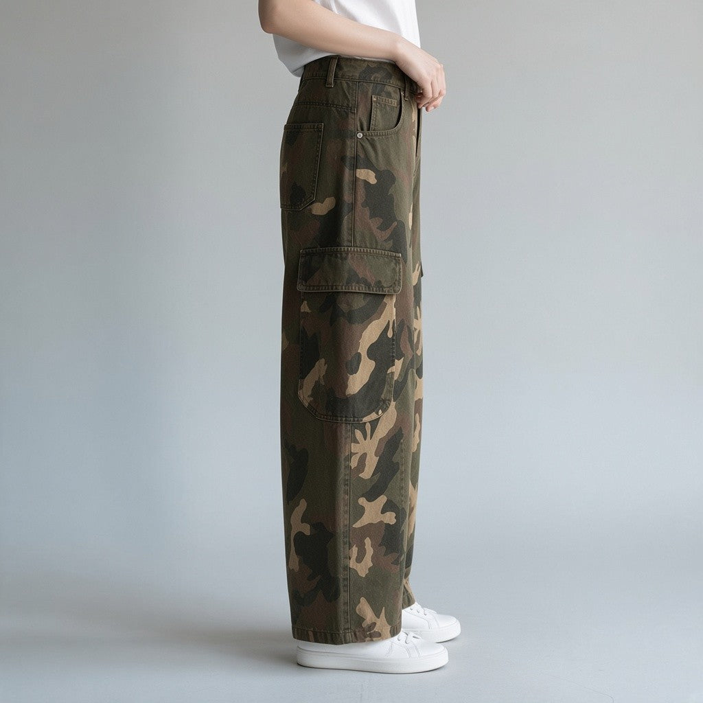 PANTALONE CARGO MIMETICO HAVEONE