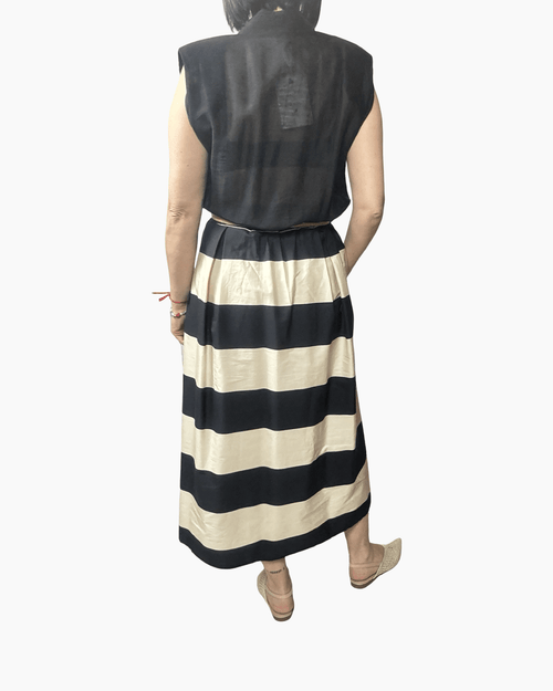 ABITO A CHEMISIER RIGATO SUSY MIX - XE BLU ABBIGLIAMENTO