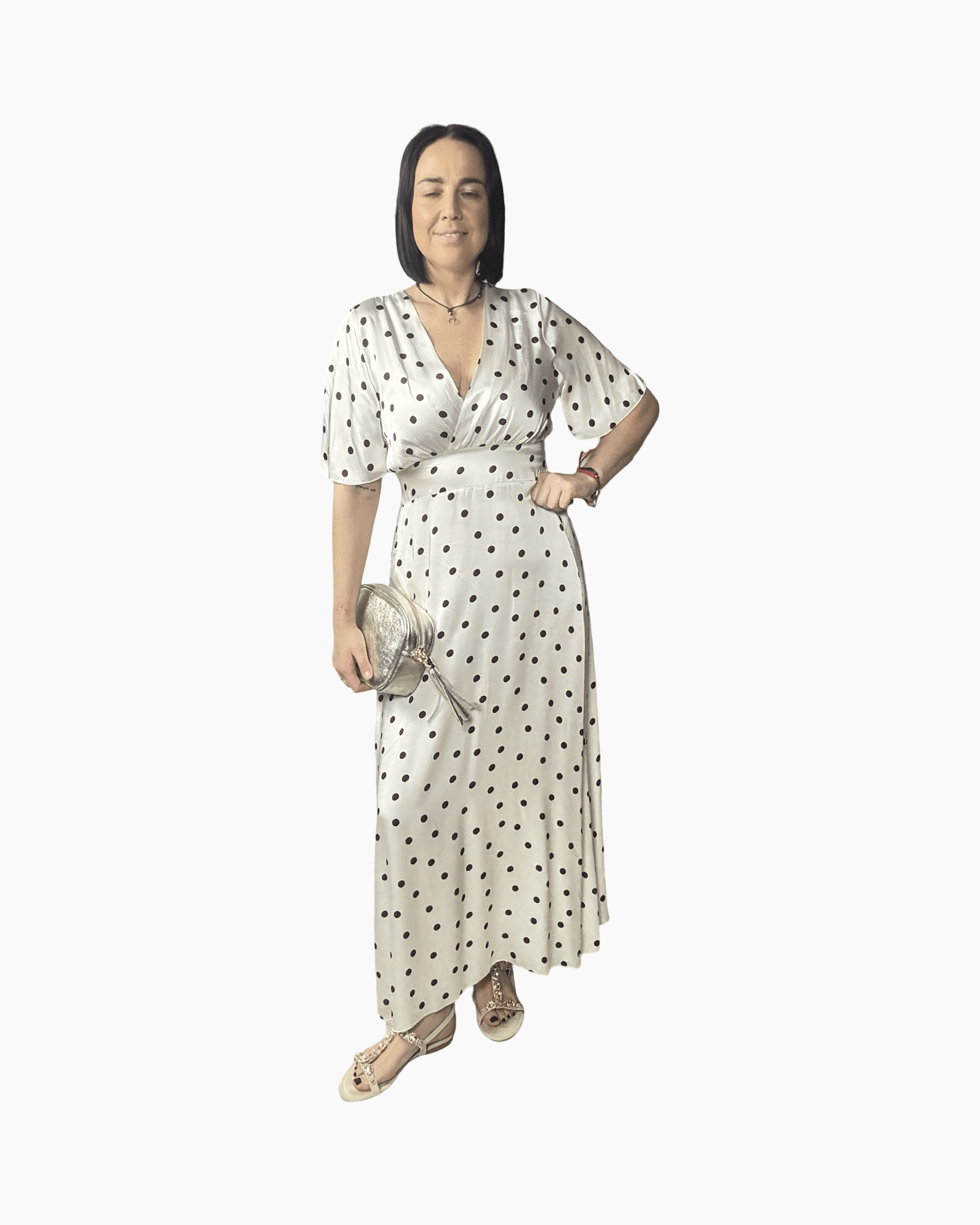 ABITO A POIS SUSY MIX - XE BLU ABBIGLIAMENTO