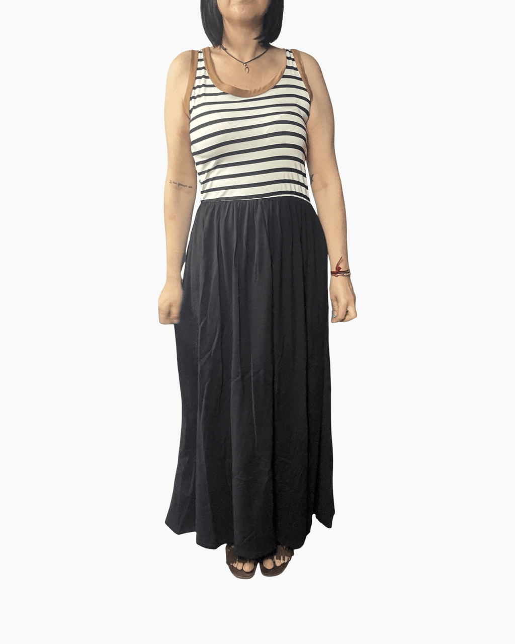 ABITO A RIGHE SUSY MIX - XE BLU ABBIGLIAMENTO