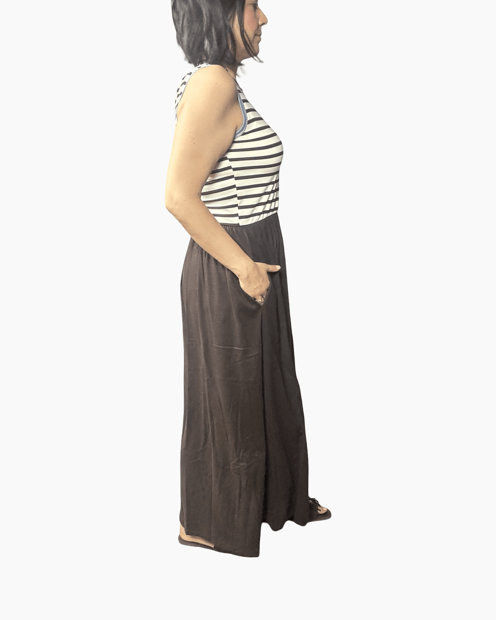 ABITO A RIGHE SUSY MIX - XE BLU ABBIGLIAMENTO