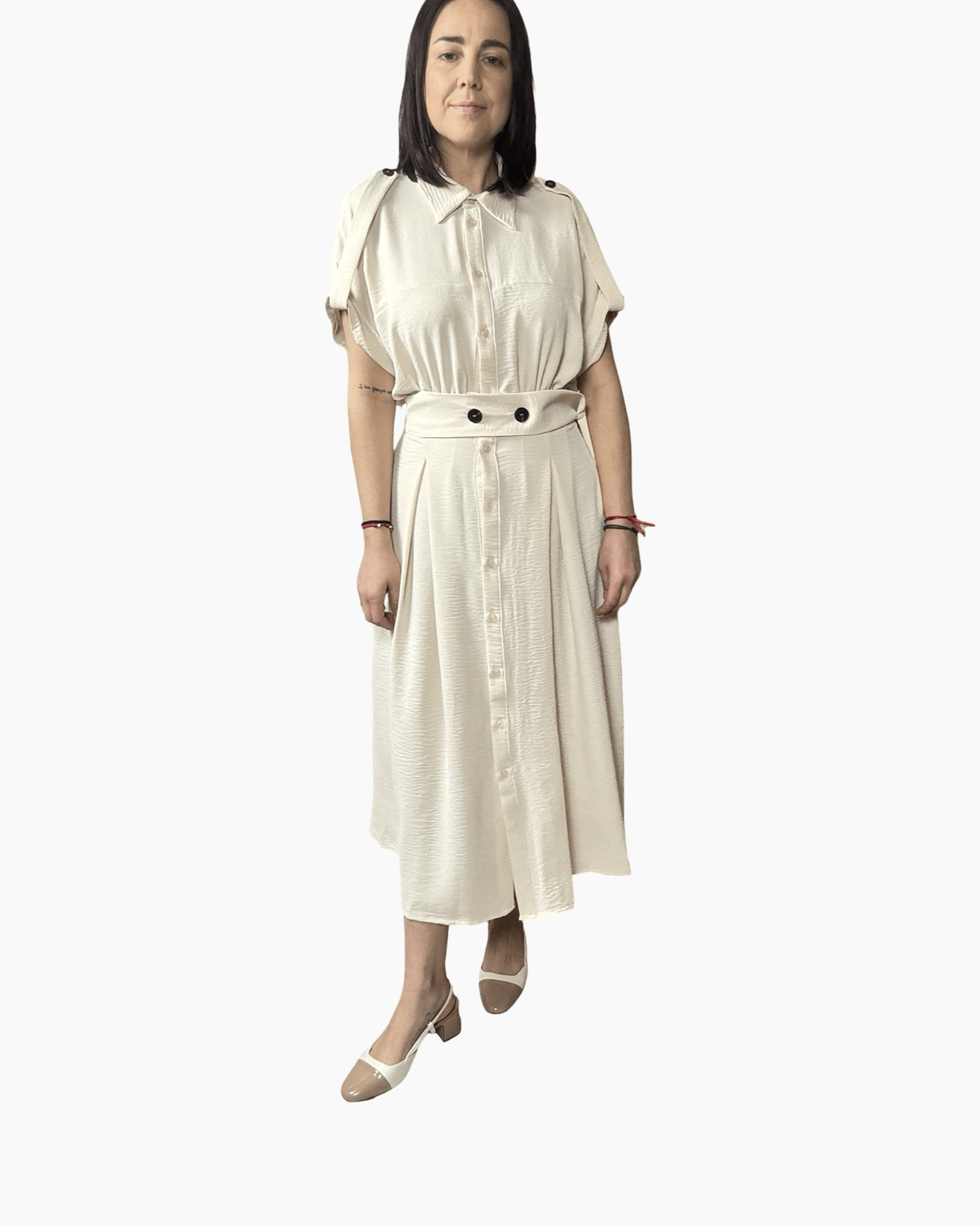 ABITO CON CINTURA SUSY MIX - XE BLU ABBIGLIAMENTO