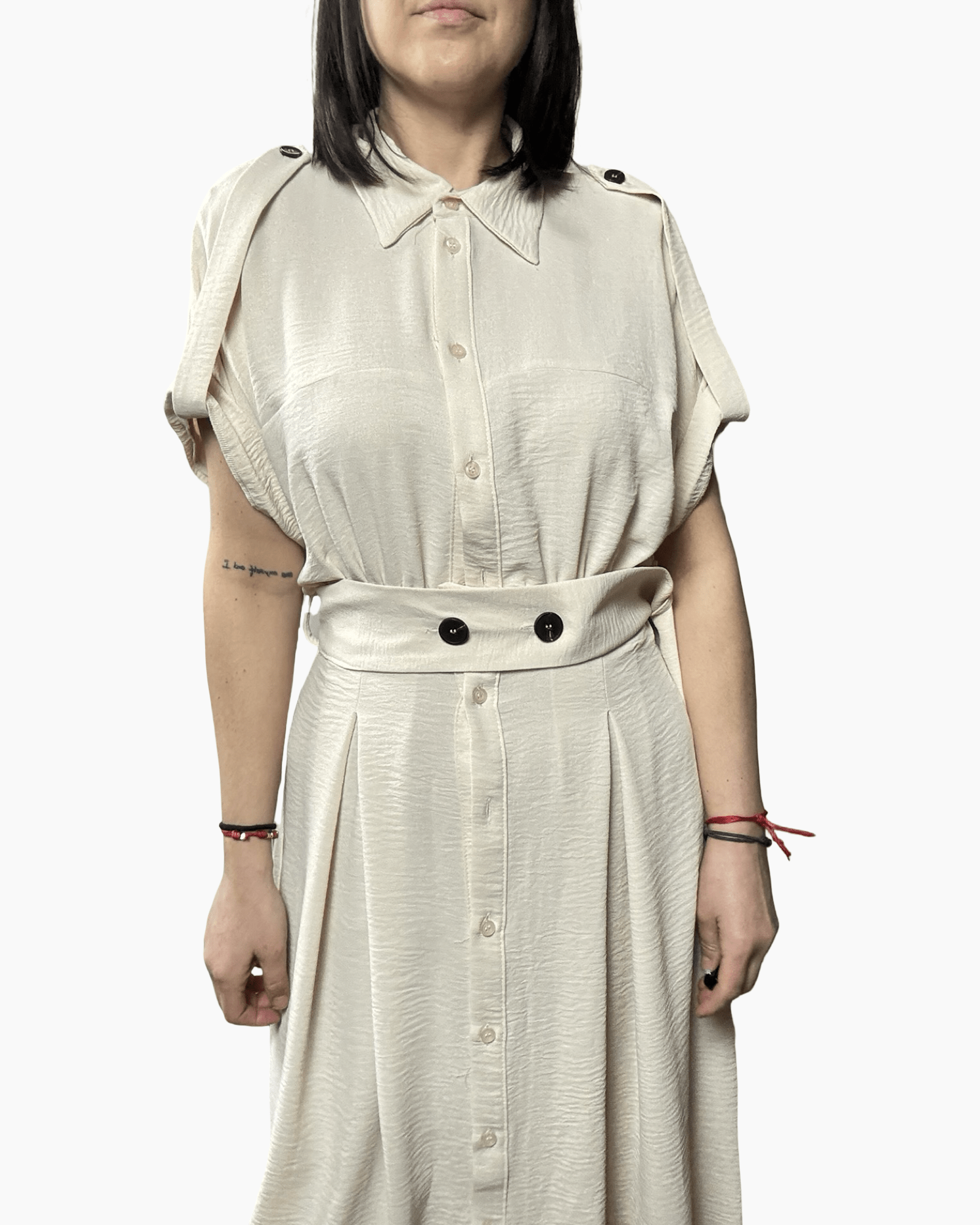 ABITO CON CINTURA SUSY MIX - XE BLU ABBIGLIAMENTO