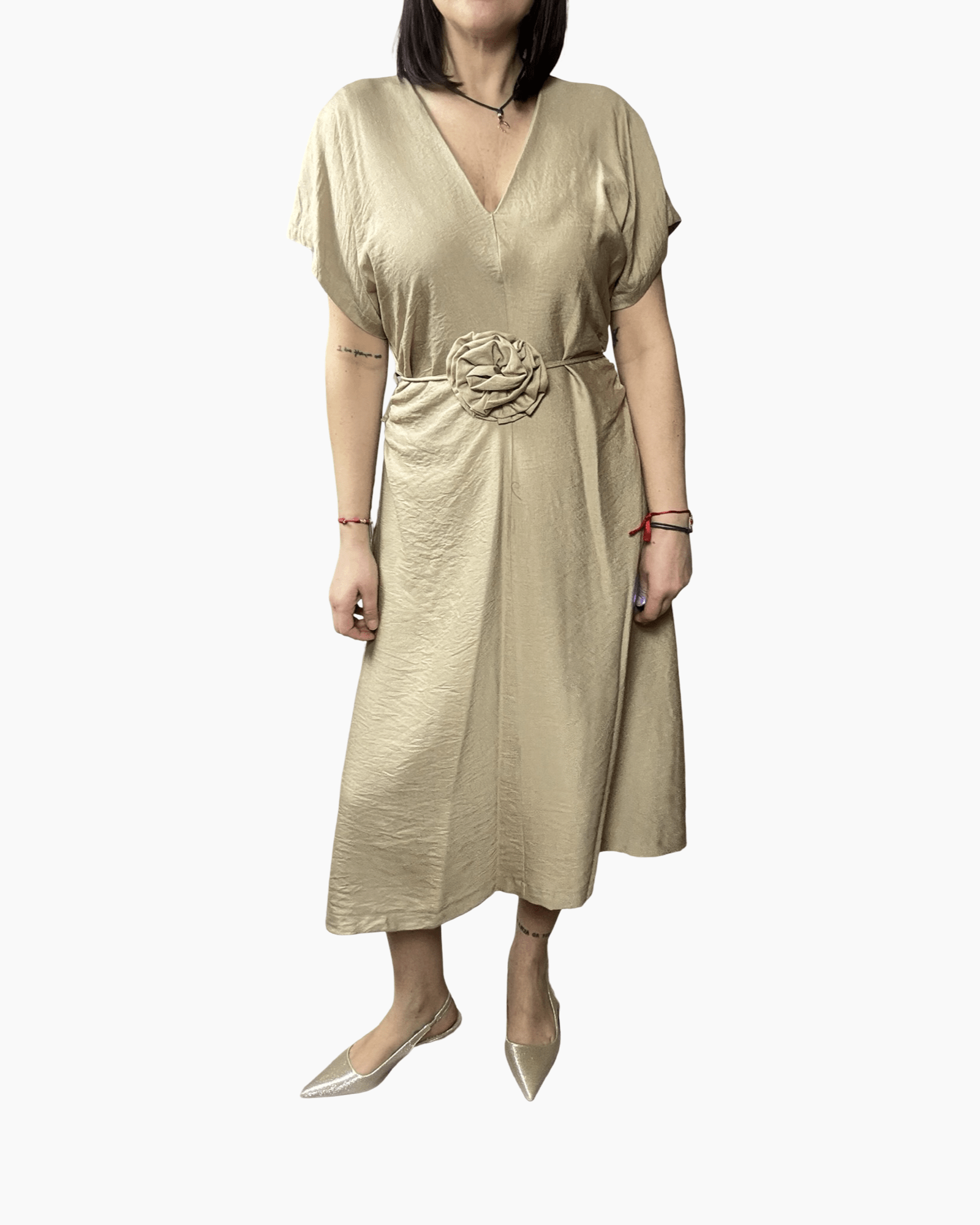 ABITO CON FIOCCO DIXIE - XE BLU ABBIGLIAMENTO