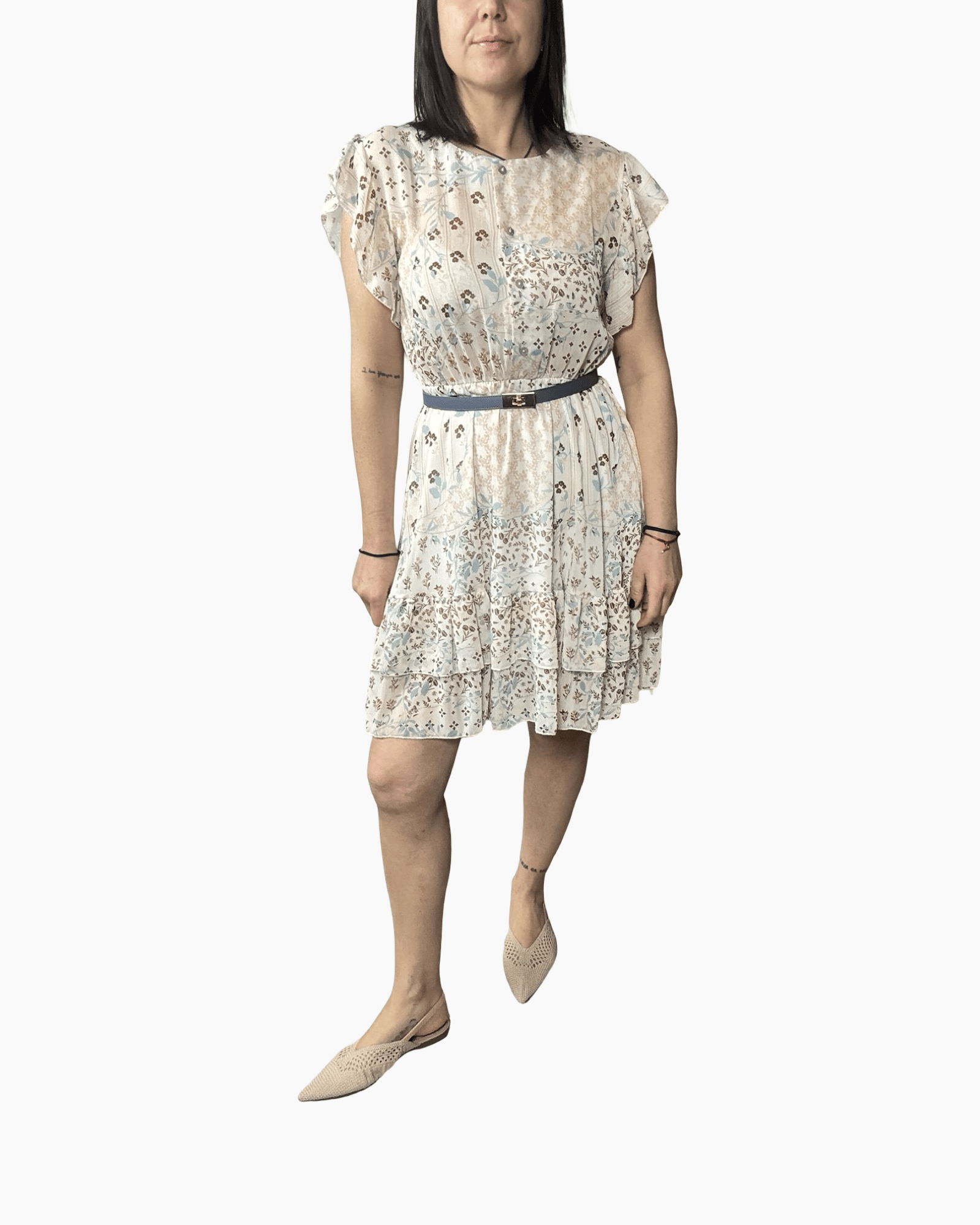 ABITO CORTO A FIORELLINI SUSY MIX - XE BLU ABBIGLIAMENTO