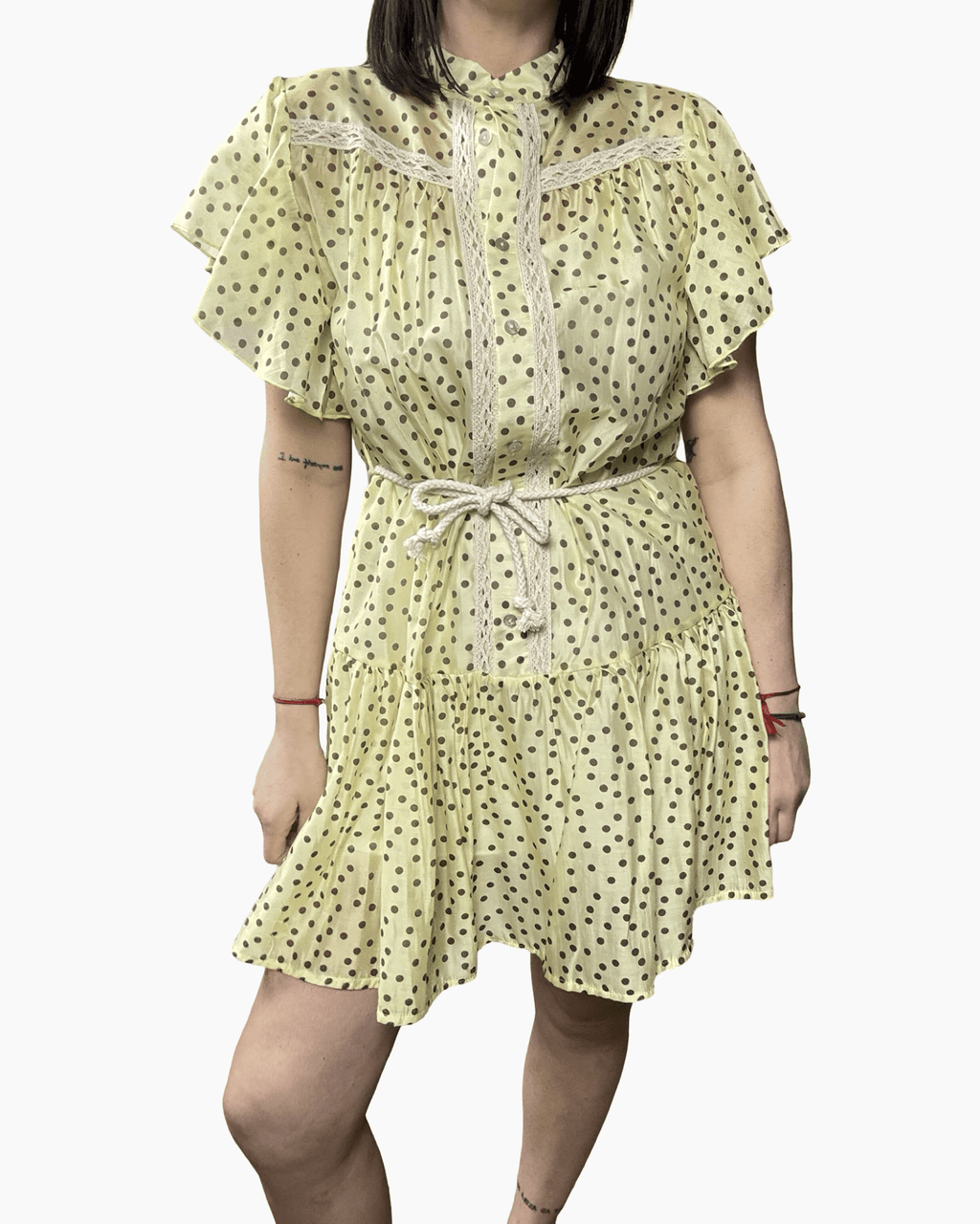ABITO CORTO A POIS SUSY MIX - XE BLU ABBIGLIAMENTO