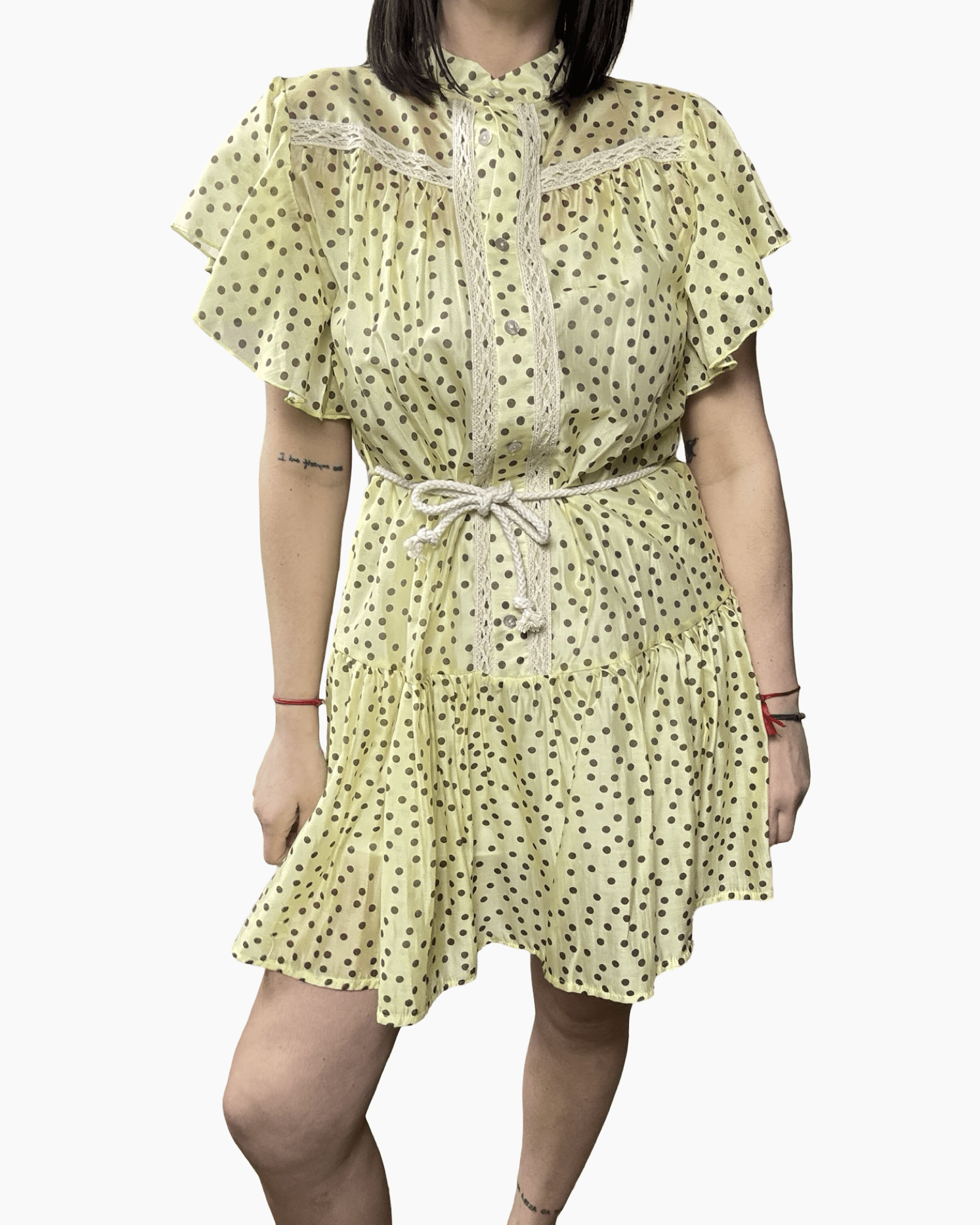 ABITO CORTO A POIS SUSY MIX - XE BLU ABBIGLIAMENTO