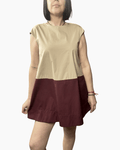 ABITO CORTO BICOLOR TENSIONE IN - XE BLU ABBIGLIAMENTO