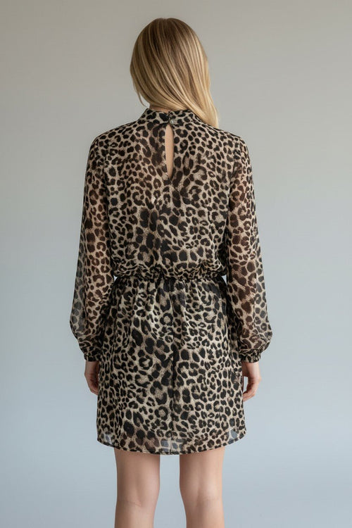 ABITO CORTO MACULATO SUSY MIX - XE BLU Abbigliamento Donna