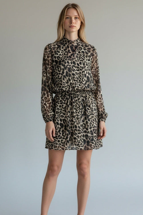 ABITO CORTO MACULATO SUSY MIX - XE BLU Abbigliamento Donna