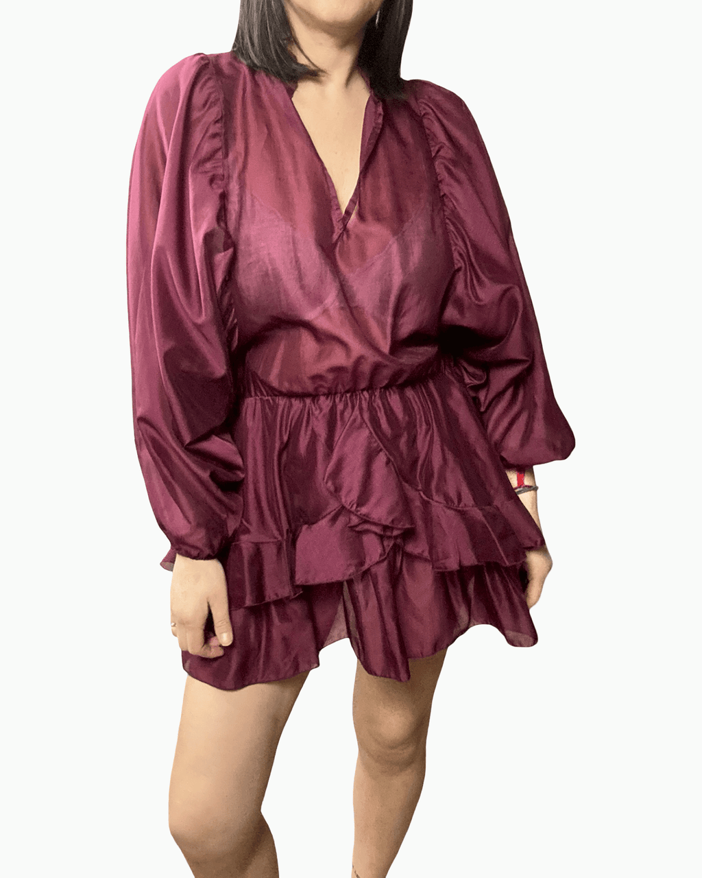 ABITO CORTO ROSSO INDIA HAVEONE - XE BLU ABBIGLIAMENTO