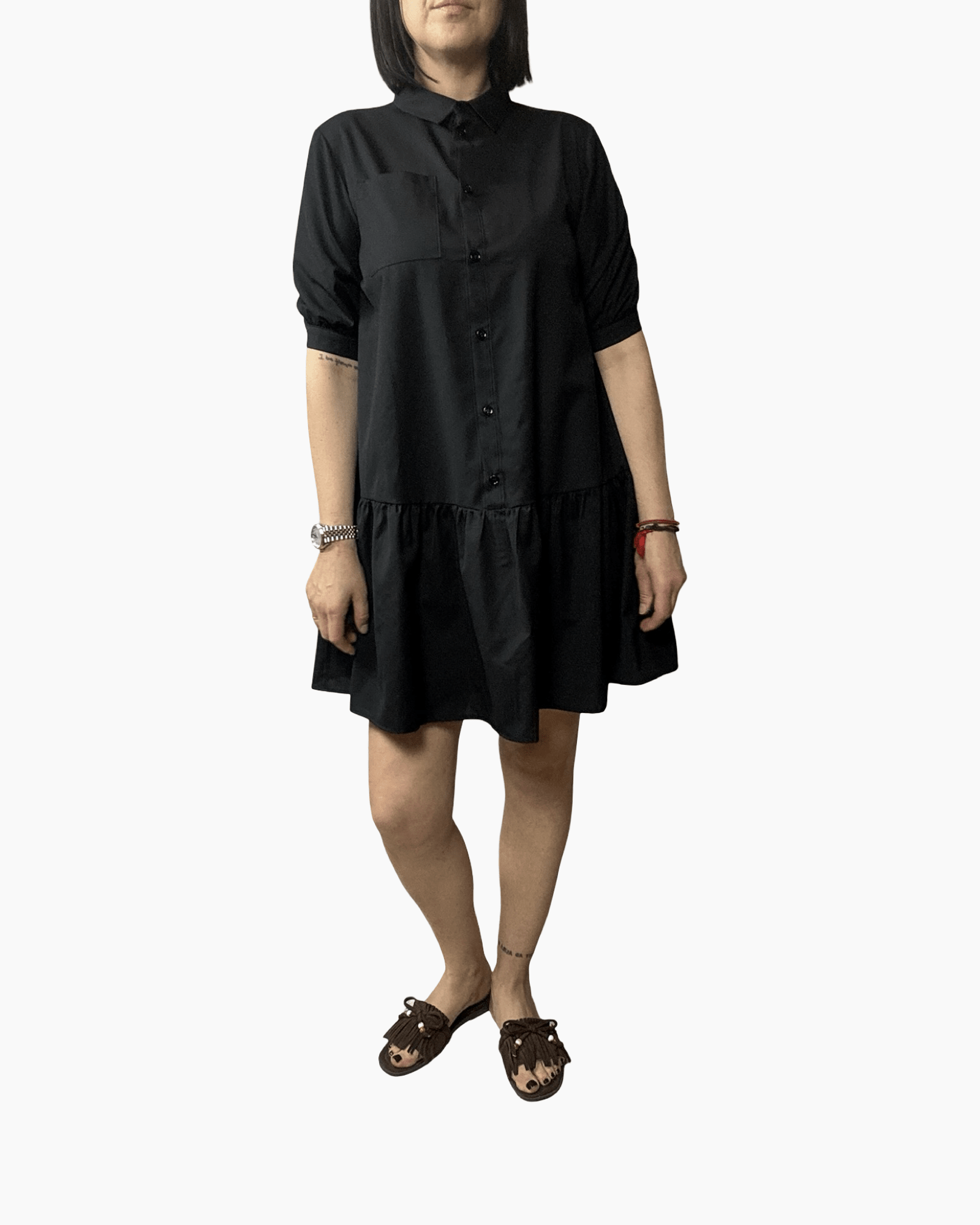 ABITO CORTO SVASATO VICOLO - XE BLU ABBIGLIAMENTO
