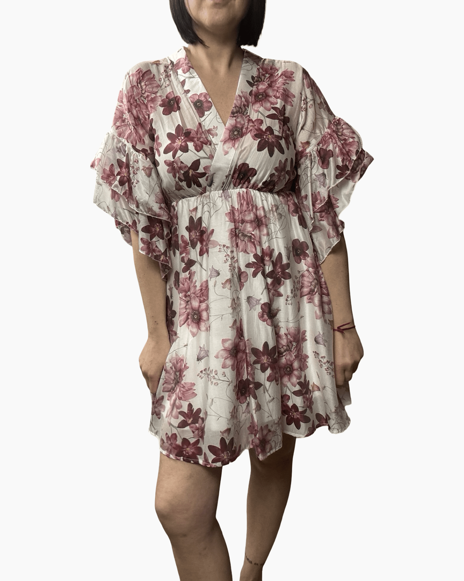 ABITO CORTO TAGLIO IMPERO SUSY MIX - XE BLU ABBIGLIAMENTO