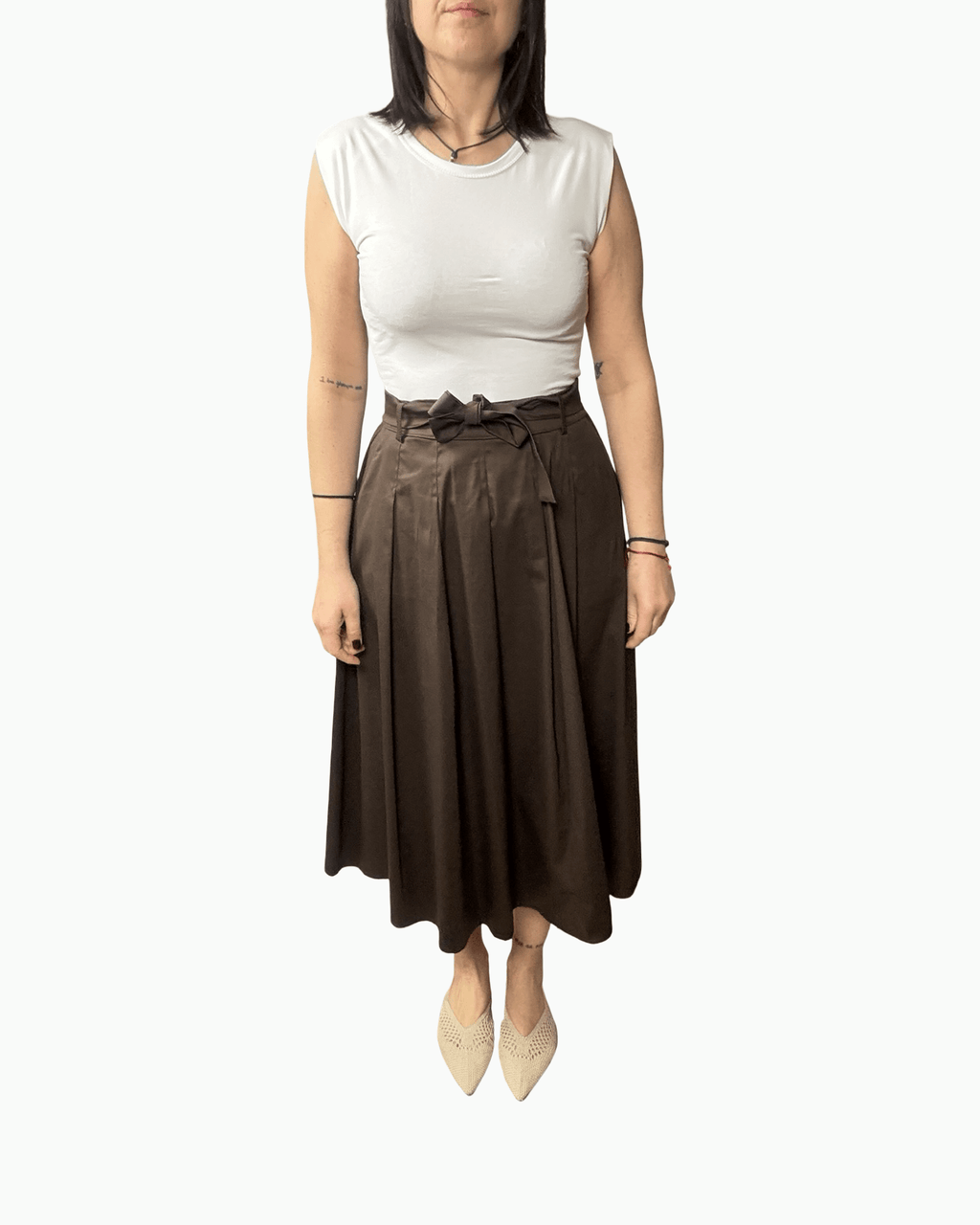 ABITO DOPPIO TESSUTO TINTA UNITA SUSY MIX - XE BLU ABBIGLIAMENTO