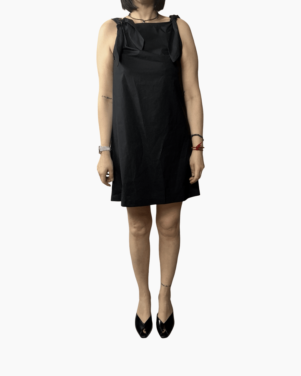 ABITO FIOCCHETTI TINTA UNITA VICOLO - XE BLU ABBIGLIAMENTO