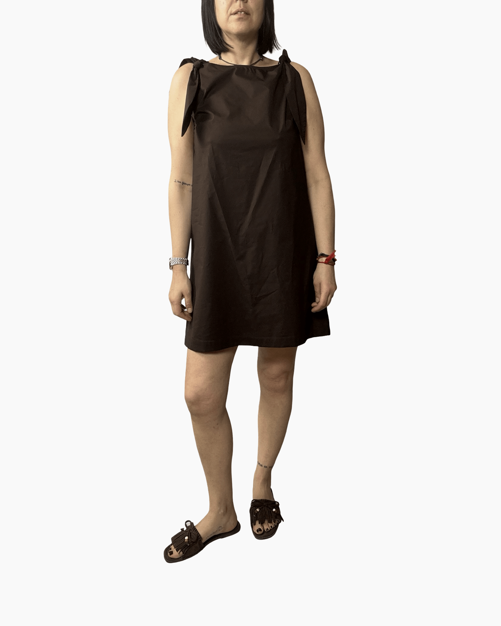 ABITO FIOCCHETTI TINTA UNITA VICOLO - XE BLU ABBIGLIAMENTO