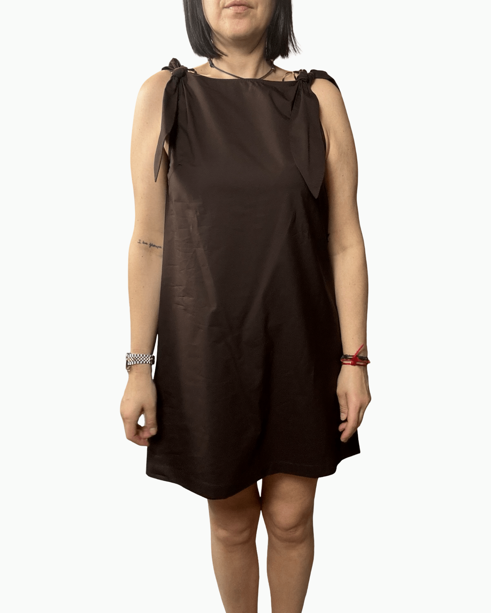 ABITO FIOCCHETTI TINTA UNITA VICOLO - XE BLU ABBIGLIAMENTO