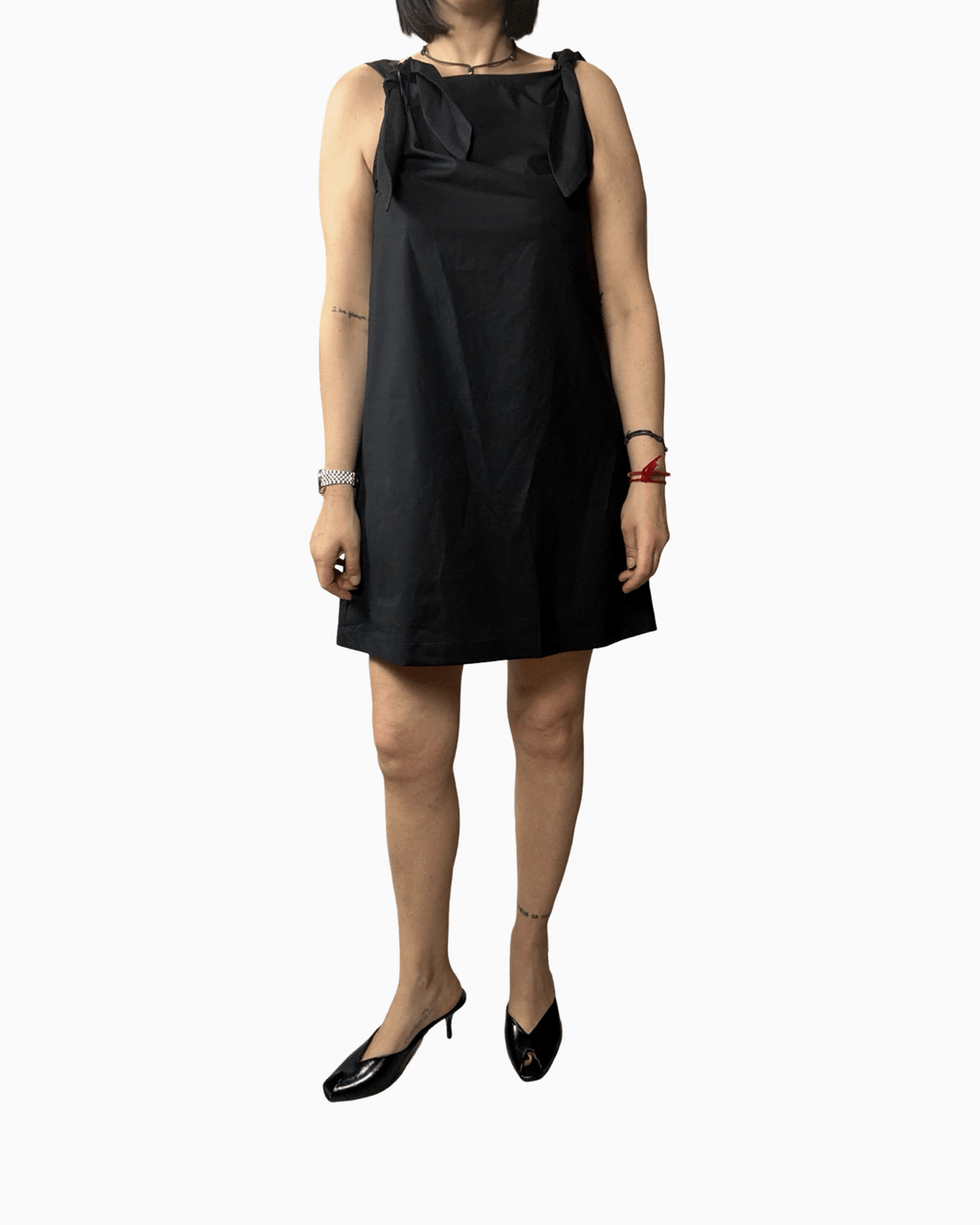 ABITO FIOCCHETTI TINTA UNITA VICOLO - XE BLU ABBIGLIAMENTO