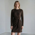 ABITO FIOCCO HAVEONE - XE BLU Abbigliamento Donna