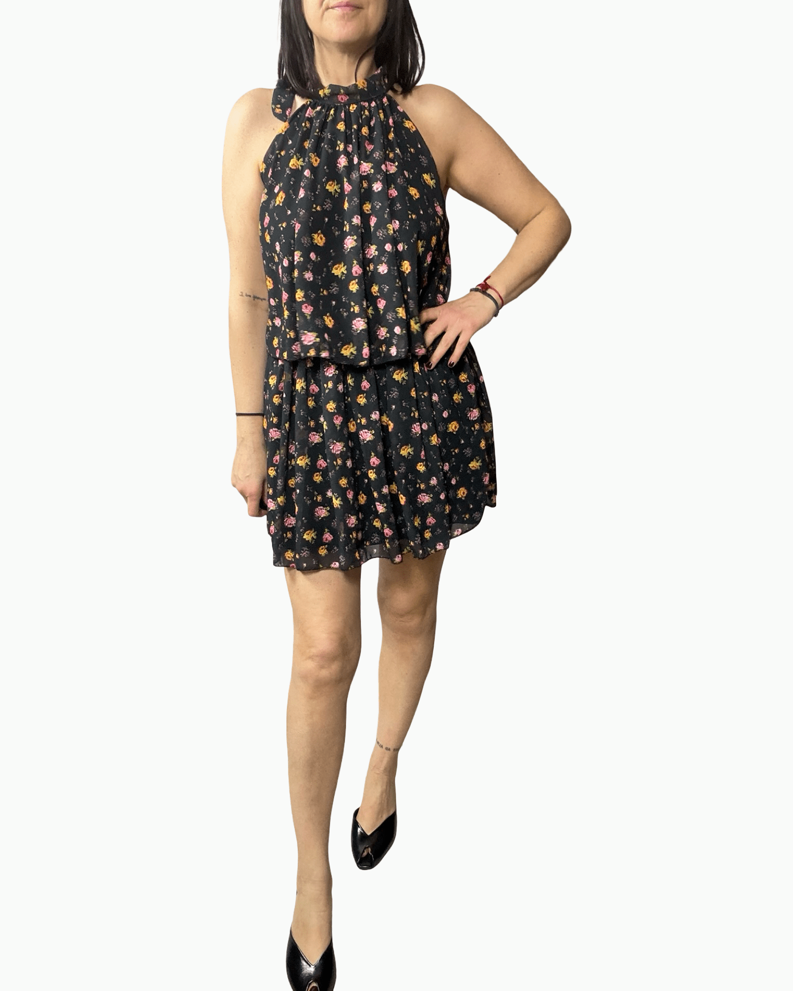 ABITO FIORI ALL'AMERICANA SUSY MIX - XE BLU ABBIGLIAMENTO
