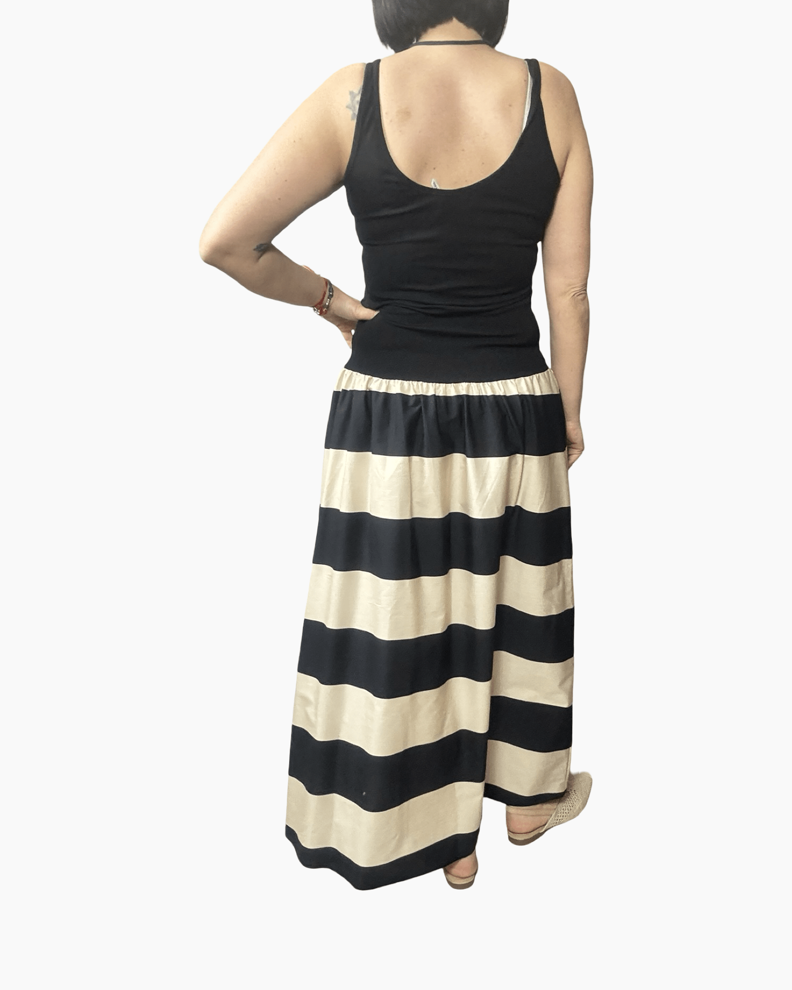 ABITO IN MAGLINA RIGATO SUSY MIX - XE BLU ABBIGLIAMENTO