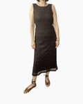 ABITO IN PIZZO CON FIOCCHI VICOLO - XE BLU ABBIGLIAMENTO