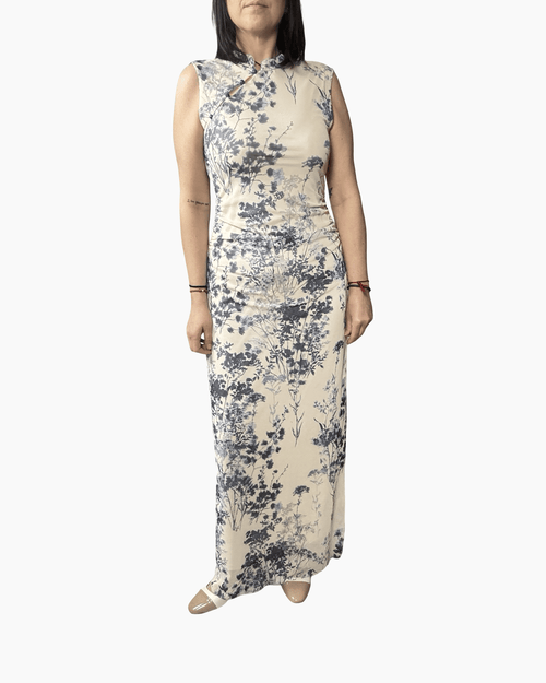 ABITO LUNGO JAPAN SUSY MIX - XE BLU ABBIGLIAMENTO